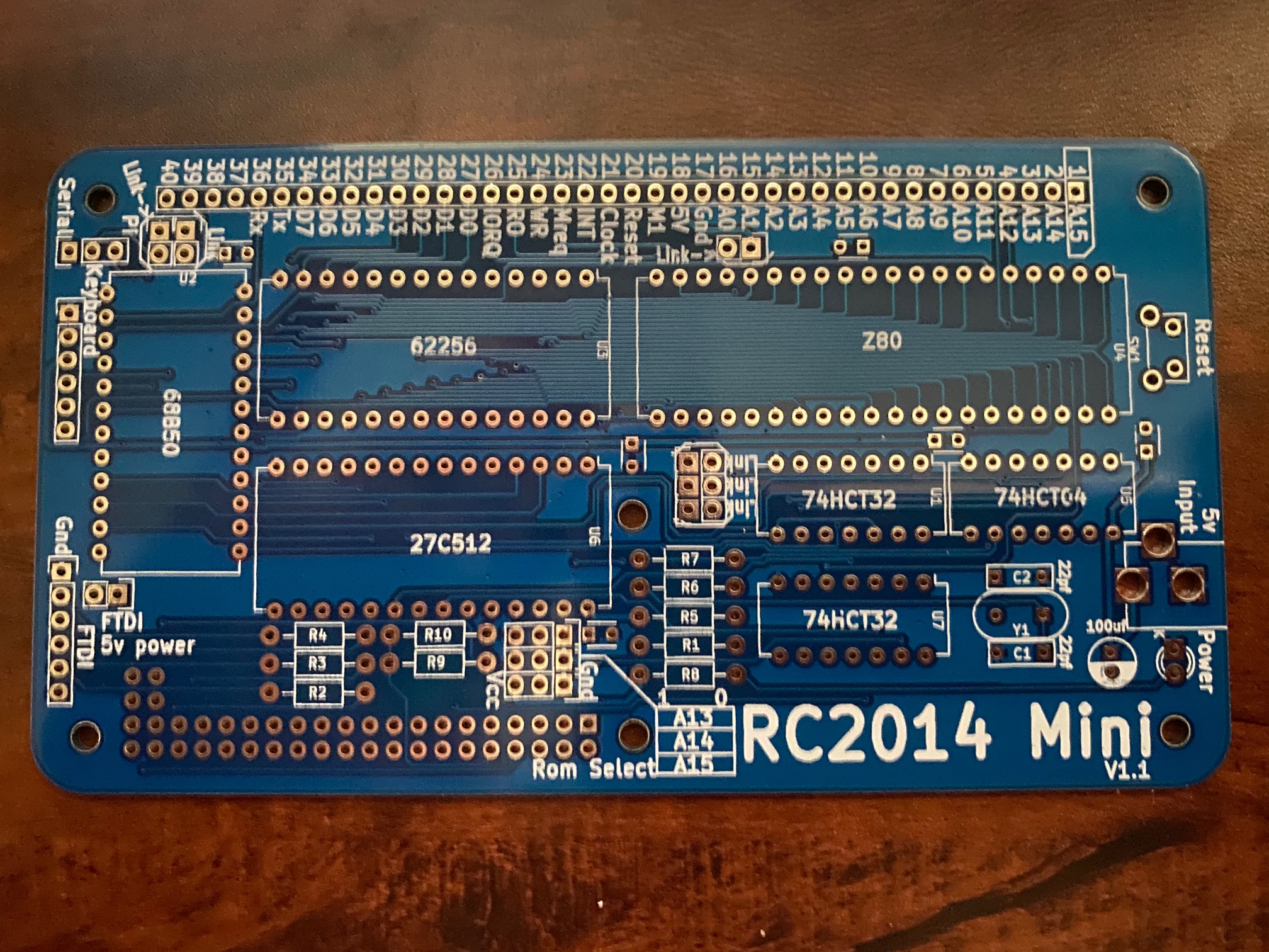 Image of RC2014 Mini Z80 Kit