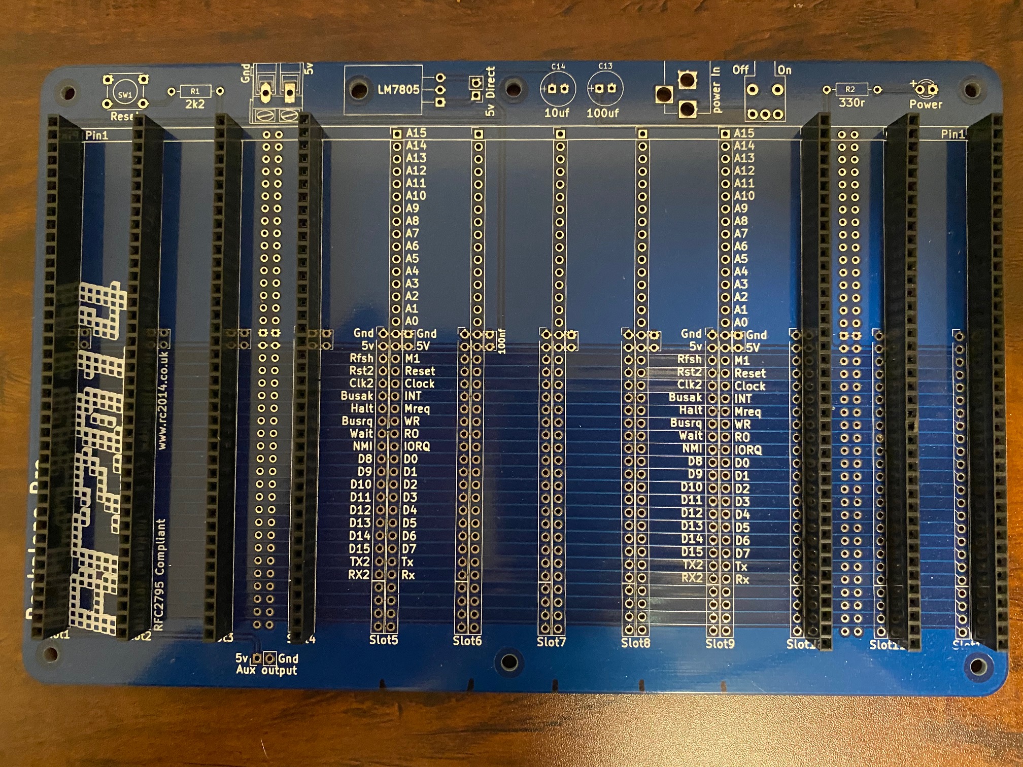 Image of RC2014 Motherboard