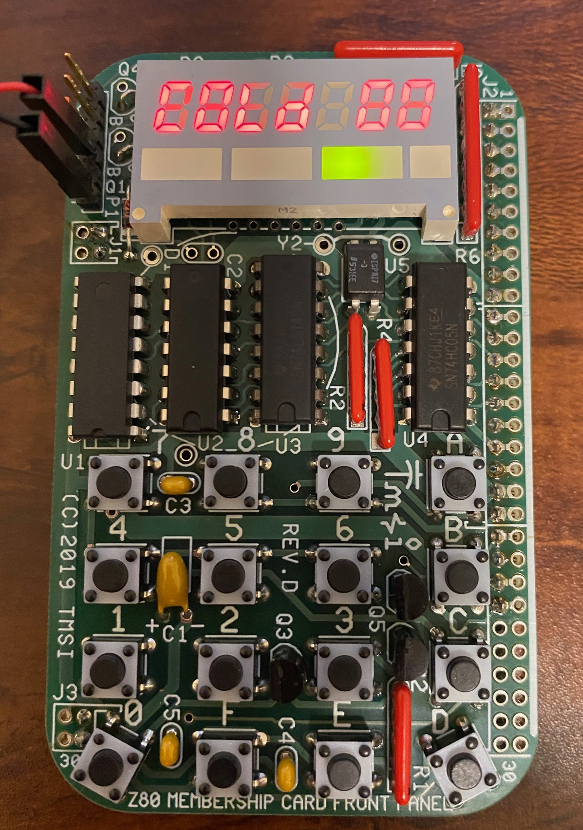 Z80 Membership Card with Front Panel
